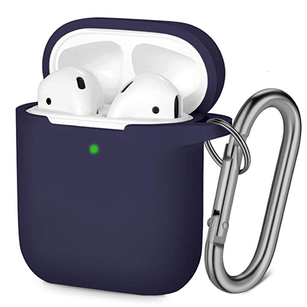 Silikon skydd för hörlurarna med karbinhake Airpods gen 2 - Detailing By Erik