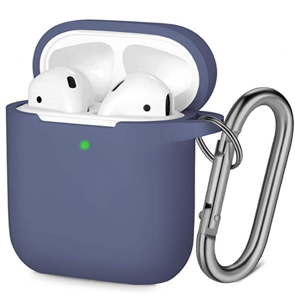 Silikon skydd för hörlurarna med karbinhake Airpods gen 2 - Detailing By Erik