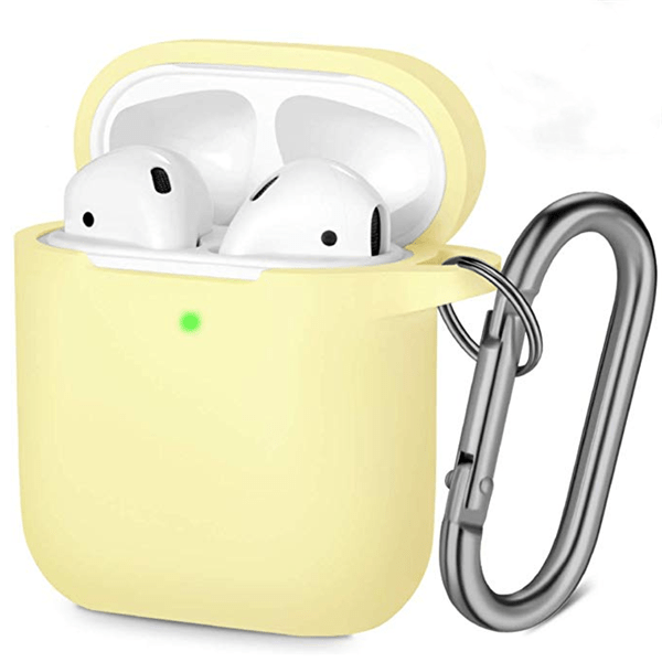 Silikon skydd för hörlurarna med karbinhake Airpods gen 2 - Detailing By Erik