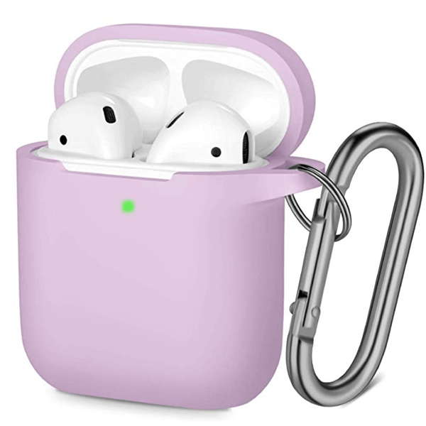 Silikon skydd för hörlurarna med karbinhake Airpods gen 2 - Detailing By Erik