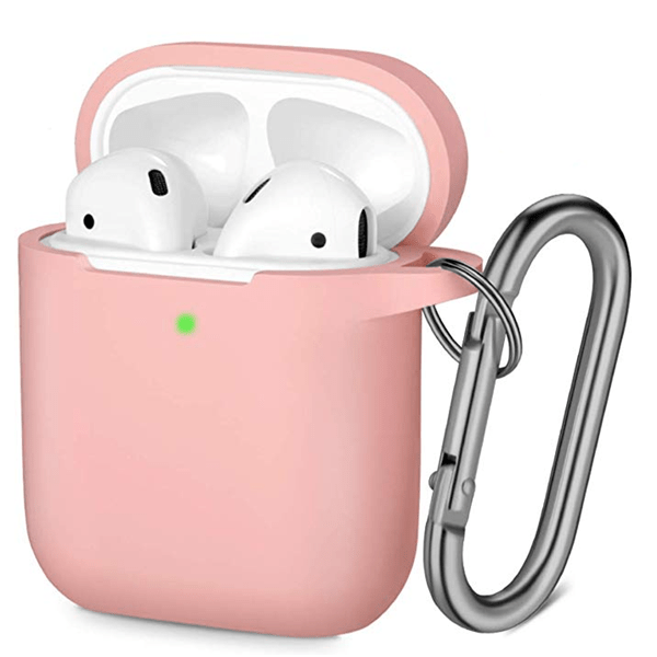 Silikon skydd för hörlurarna med karbinhake Airpods gen 2 - Detailing By Erik