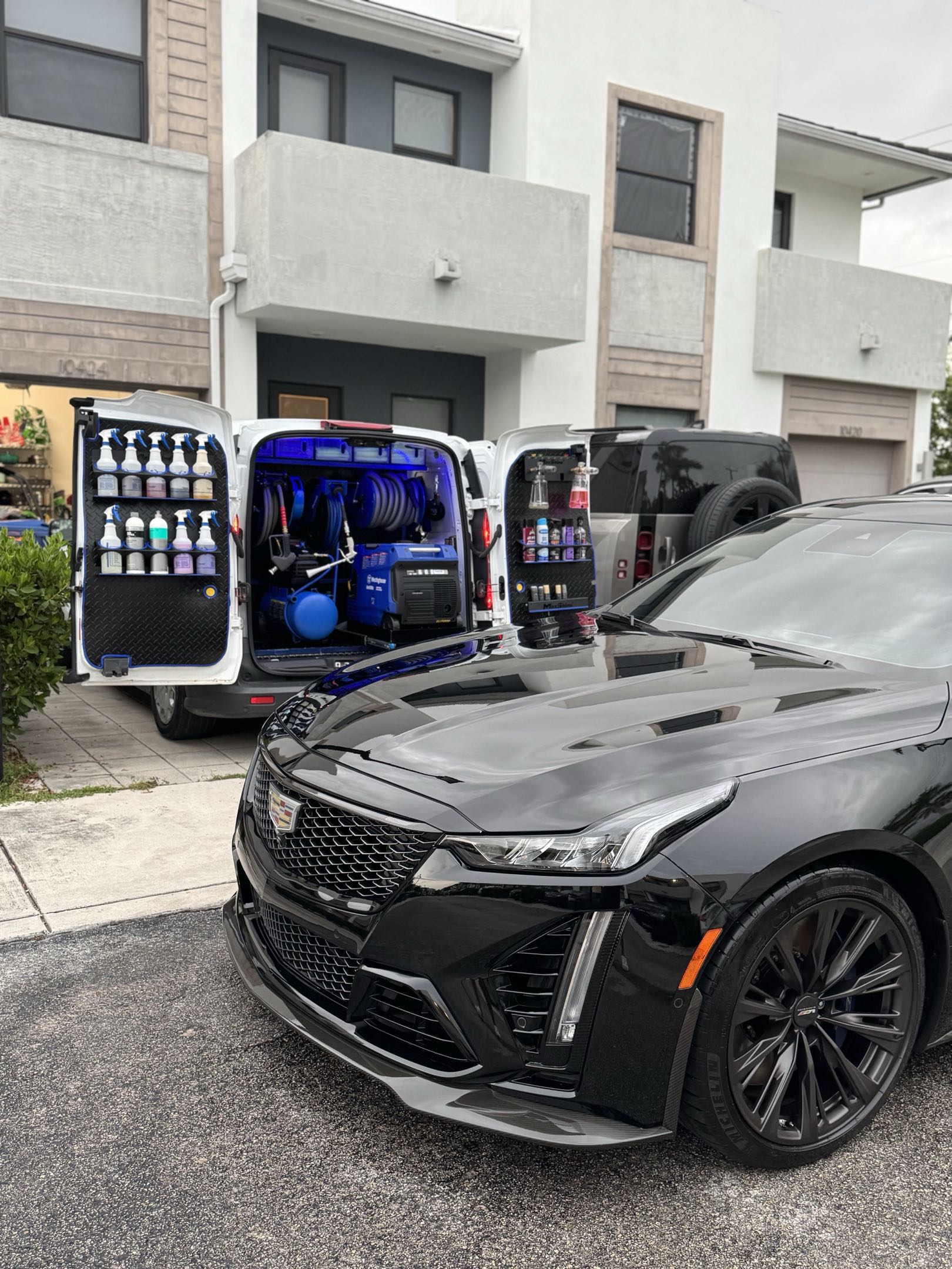 Detailing by Erik mobile detailing van setup